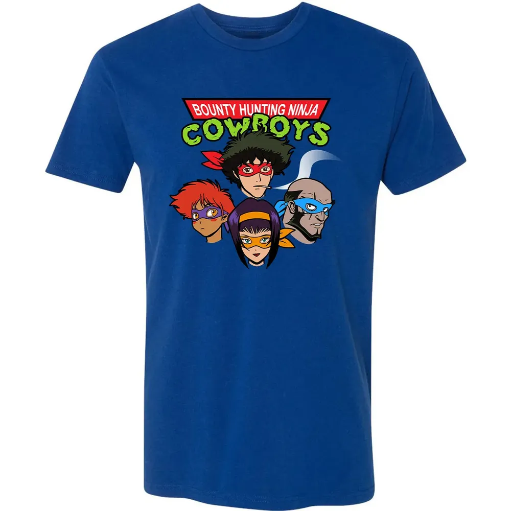 Bounty Hunting Ninja Cowboys Premium Unisex T-shirt - 10