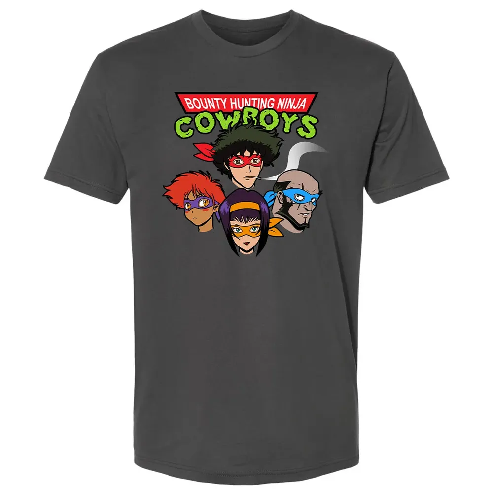 Bounty Hunting Ninja Cowboys Premium Unisex T-shirt - 8