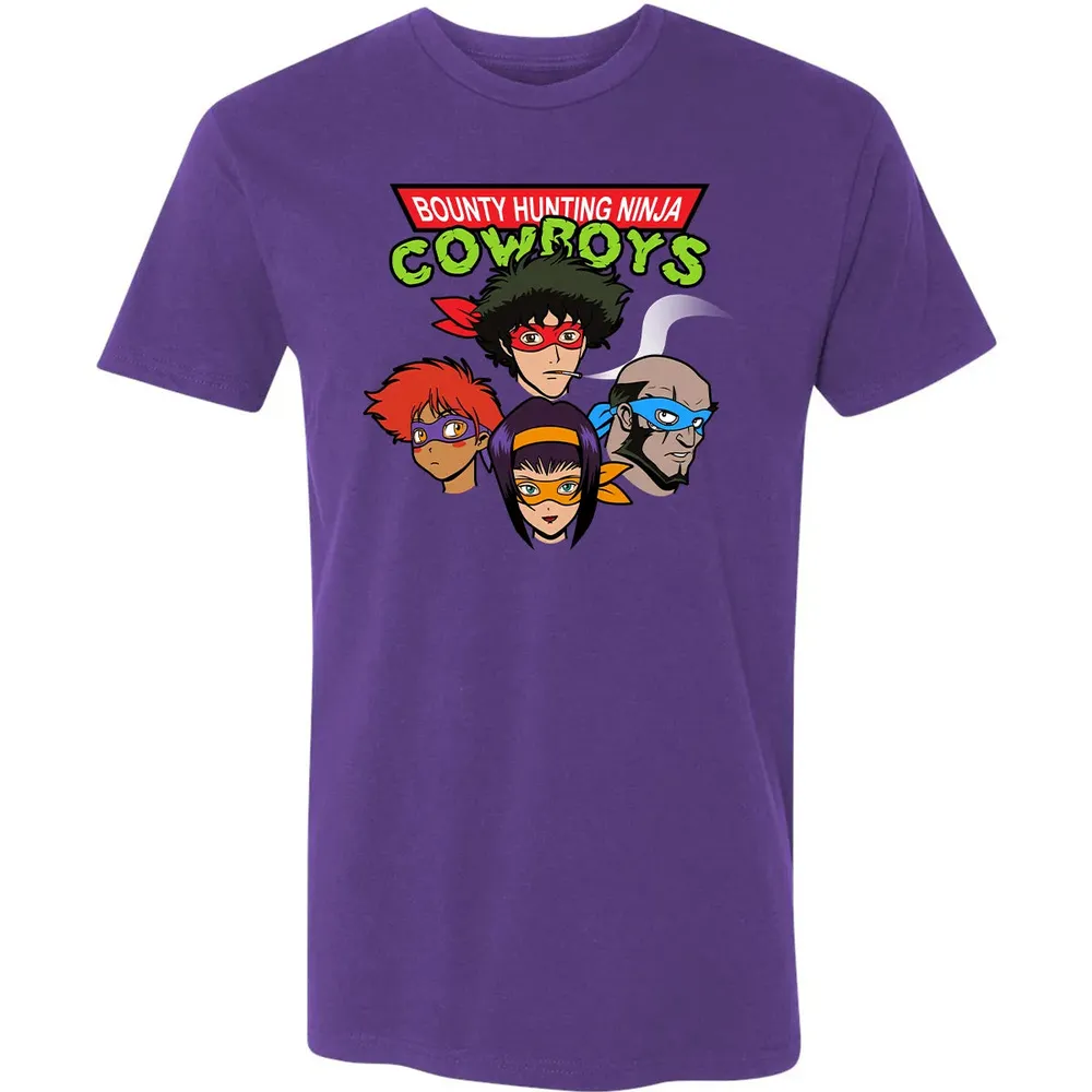 Bounty Hunting Ninja Cowboys Premium Unisex T-shirt - 7