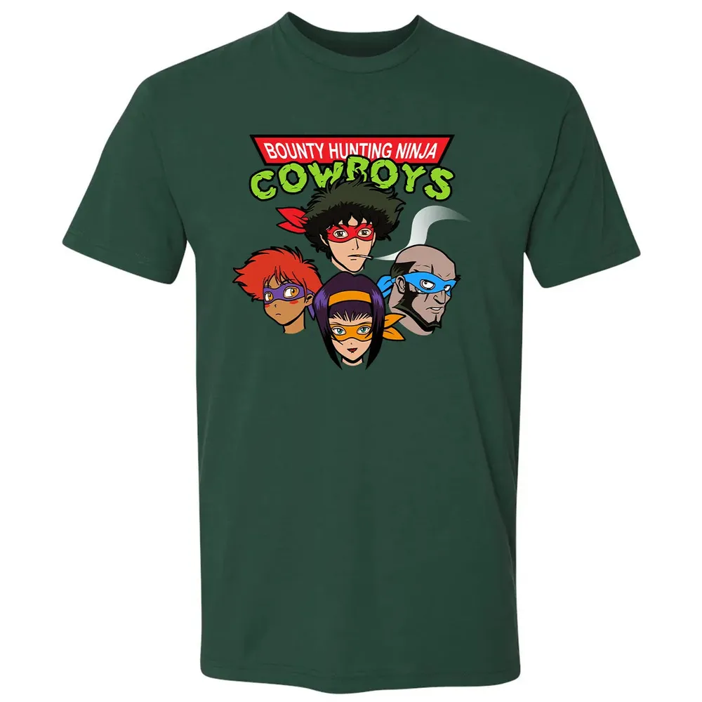 Bounty Hunting Ninja Cowboys Premium Unisex T-shirt - 12