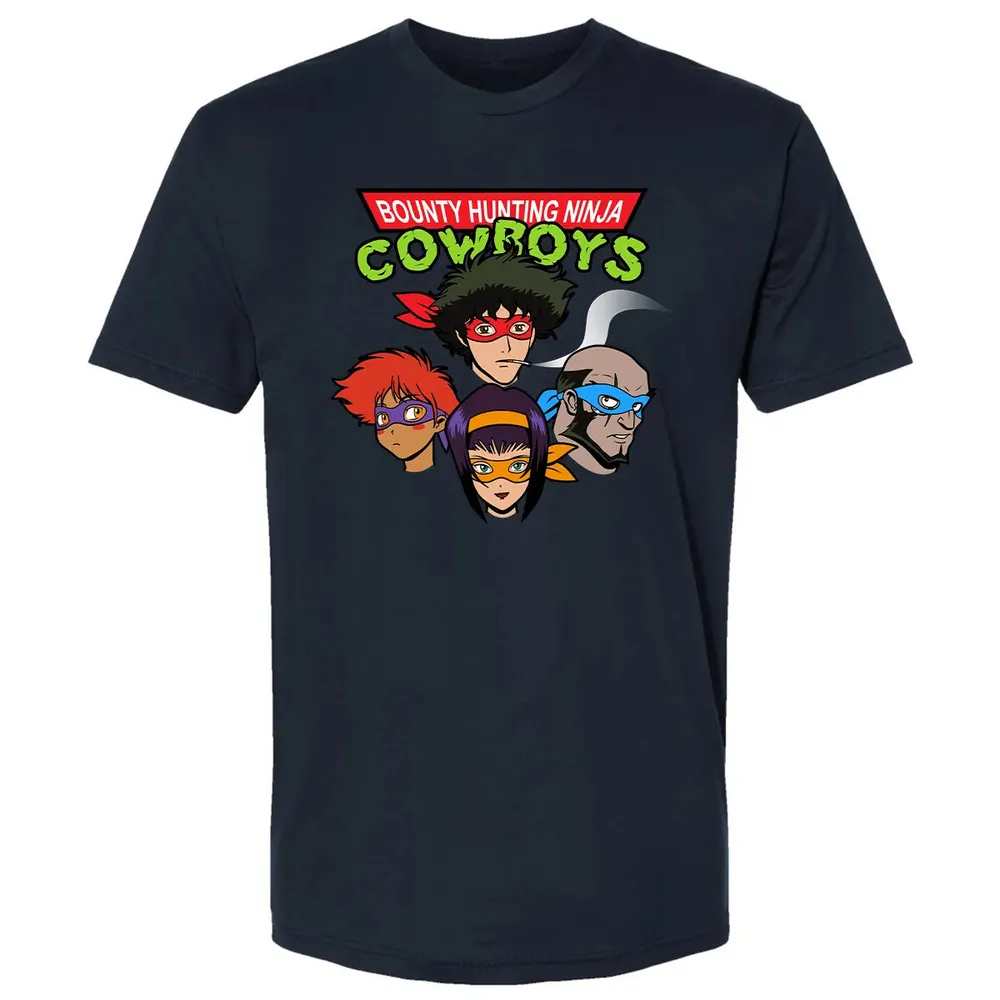 Bounty Hunting Ninja Cowboys Premium Unisex T-shirt - 2