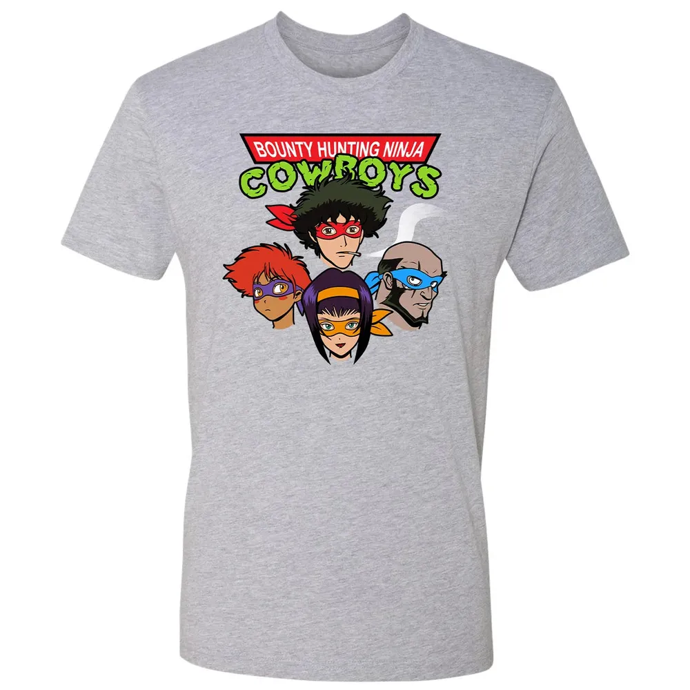 Bounty Hunting Ninja Cowboys Premium Unisex T-shirt - 9