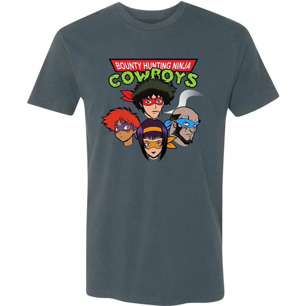 Bounty Hunting Ninja Cowboys Premium Unisex T-shirt - 14