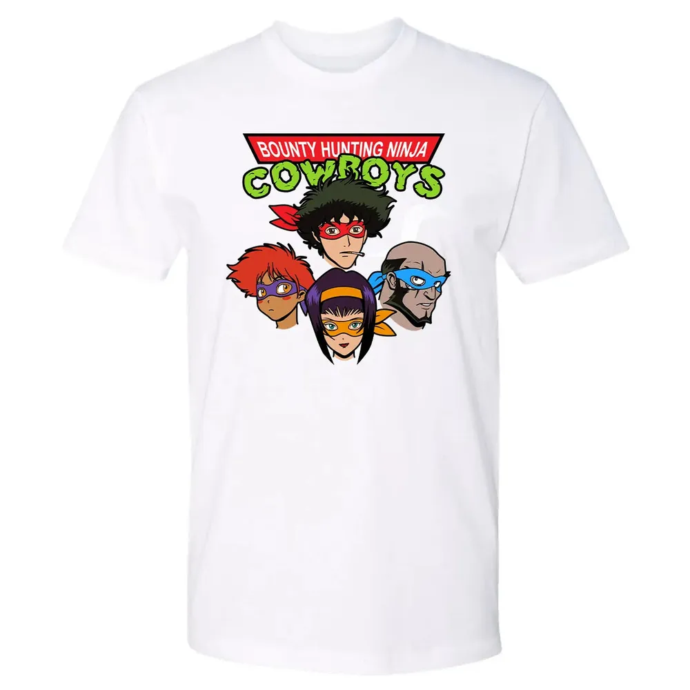 Bounty Hunting Ninja Cowboys Premium Unisex T-shirt - 4
