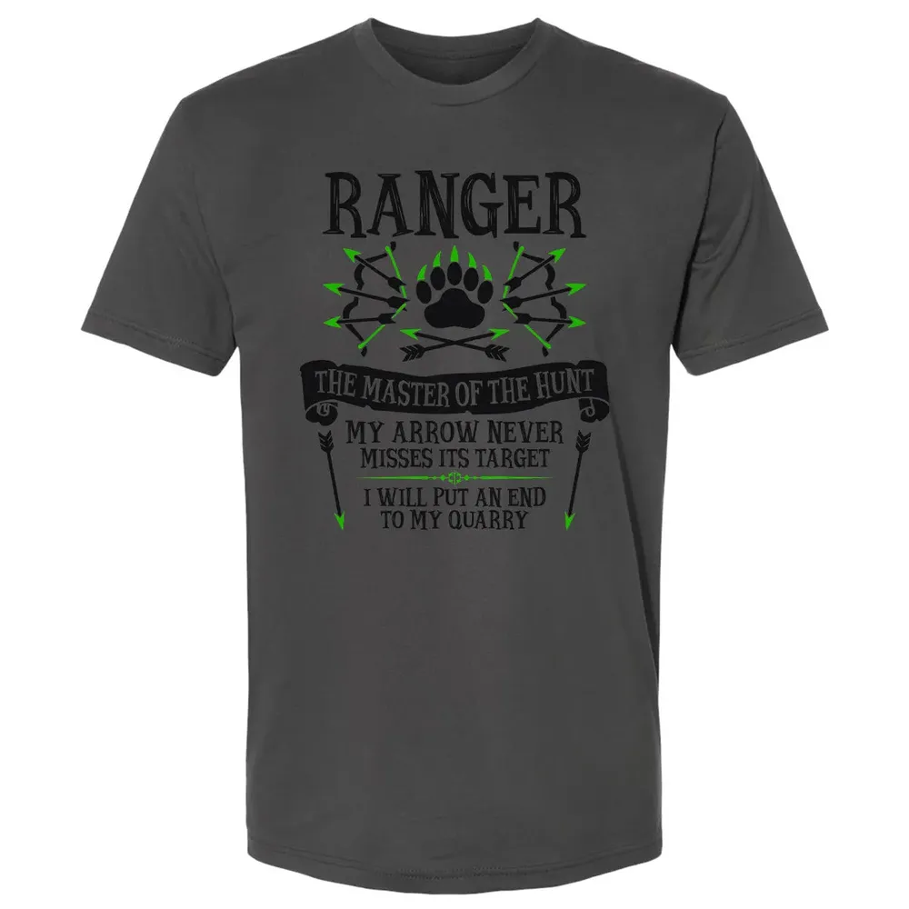 RANGER, The Master of the Hunt (Black Text) Premium Unisex T-shirt - 8
