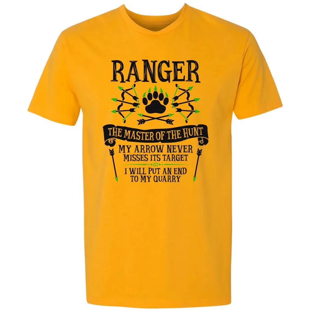 RANGER, The Master of the Hunt (Black Text) Premium Unisex T-shirt - 11