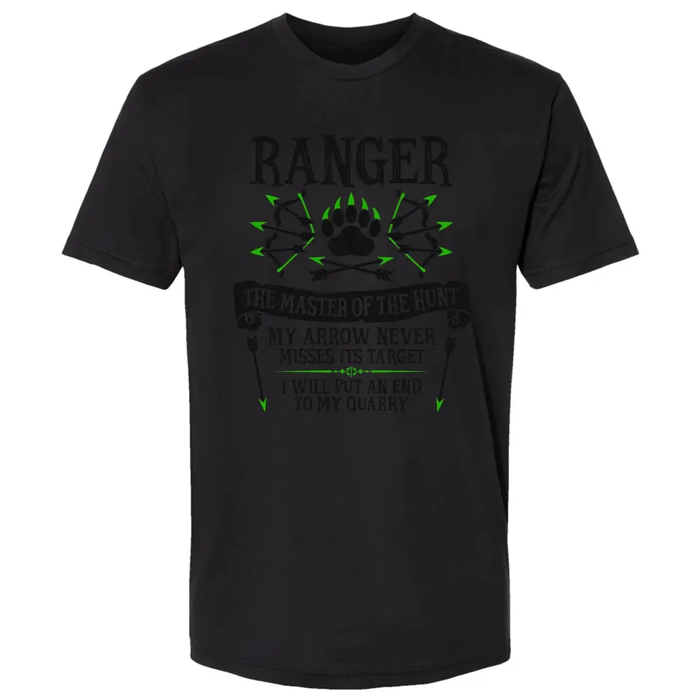 RANGER, The Master of the Hunt (Black Text) Premium Unisex T-shirt - 15