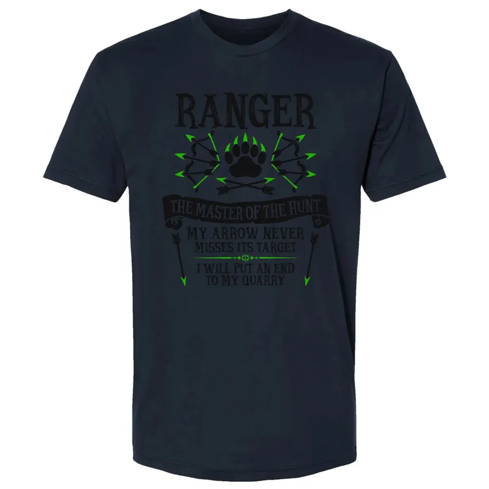 RANGER, The Master of the Hunt (Black Text) Premium Unisex T-shirt - 13