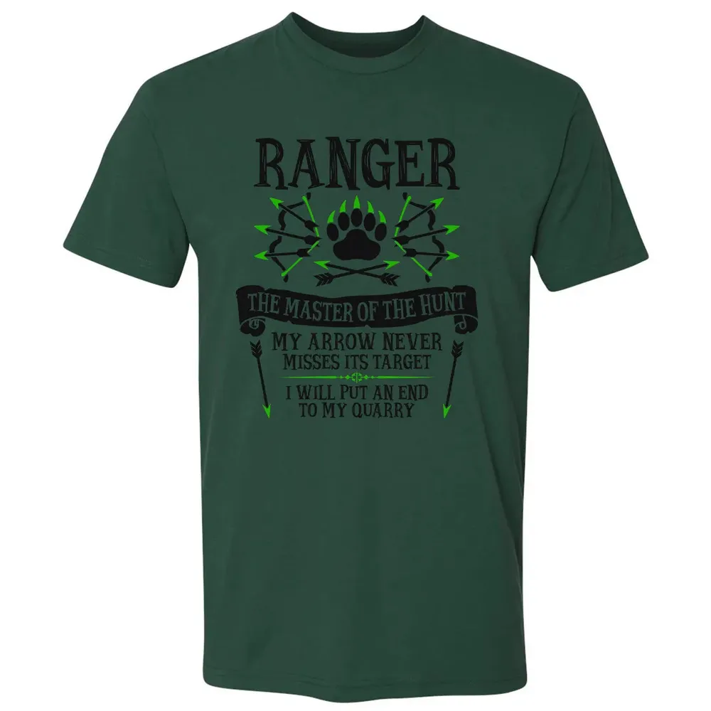 RANGER, The Master of the Hunt (Black Text) Premium Unisex T-shirt - 12