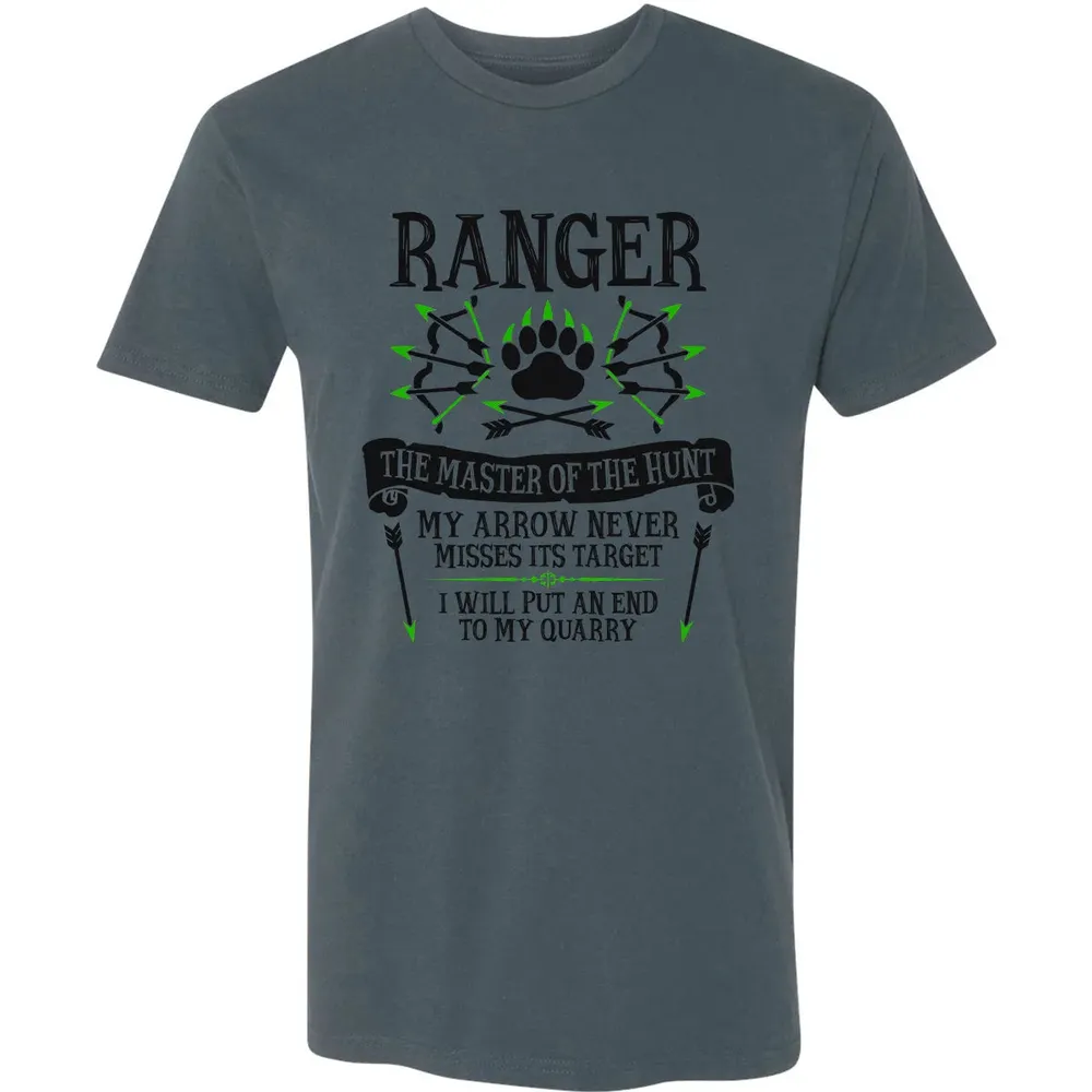 RANGER, The Master of the Hunt (Black Text) Premium Unisex T-shirt - 14