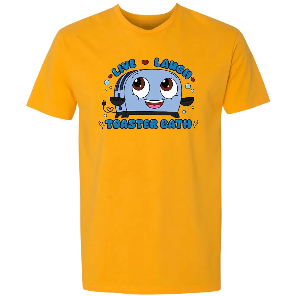 Live Laugh Toaster Bath Premium Unisex T-shirt - 11