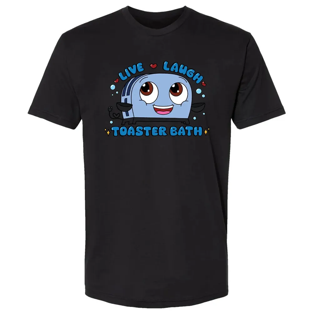 Live Laugh Toaster Bath Premium Unisex T-shirt - 15
