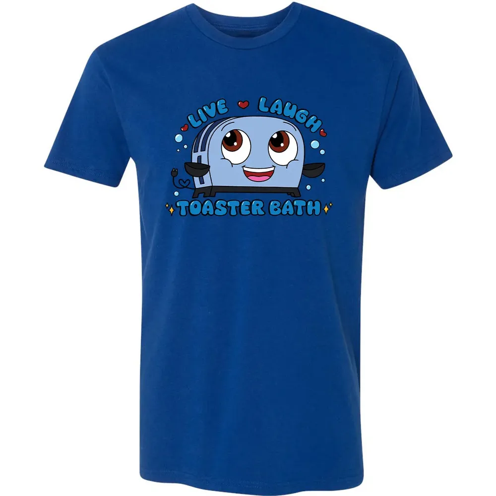 Live Laugh Toaster Bath Premium Unisex T-shirt - 10