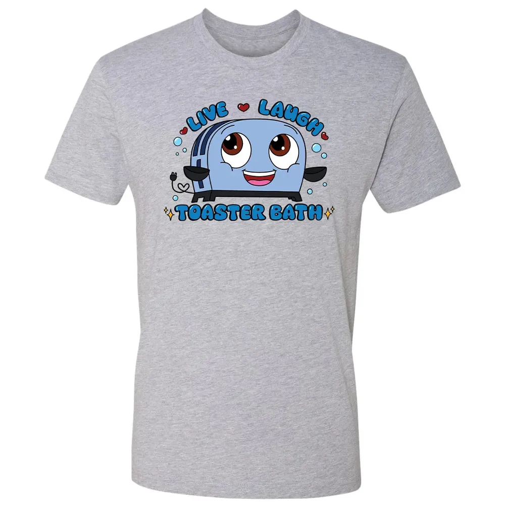 Live Laugh Toaster Bath Premium Unisex T-shirt - 9