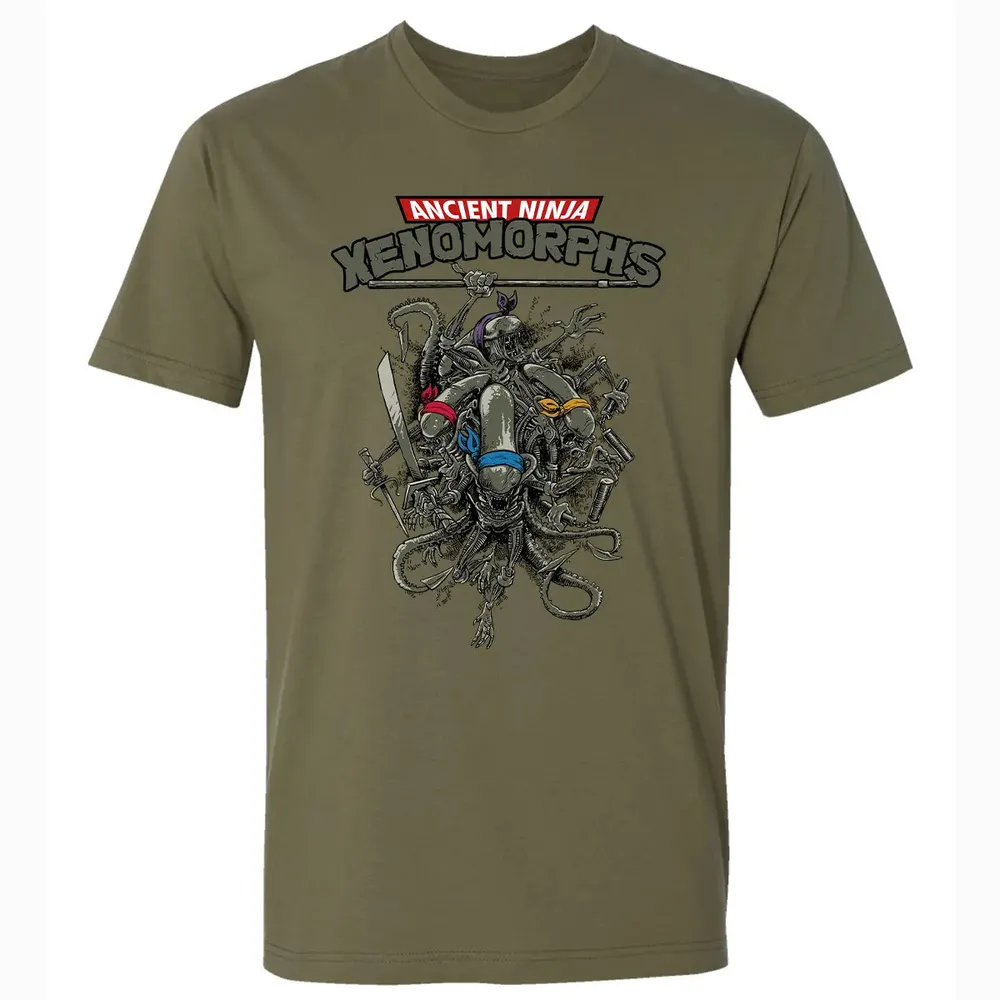 Ancient Ninja Xenomorphs Premium Unisex T-shirt - 5