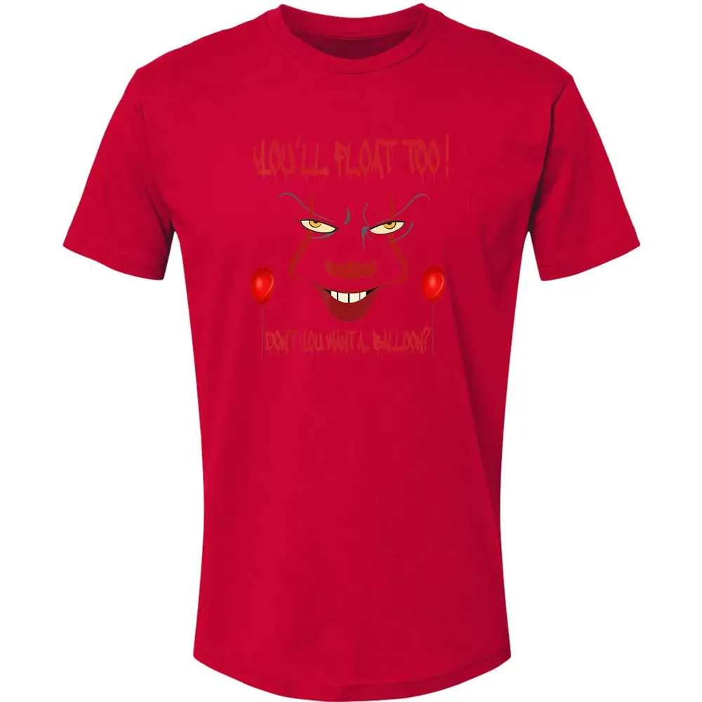 Scary Clown Face Horror Halloween Costume  Float Too Premium Unisex T-shirt - 6