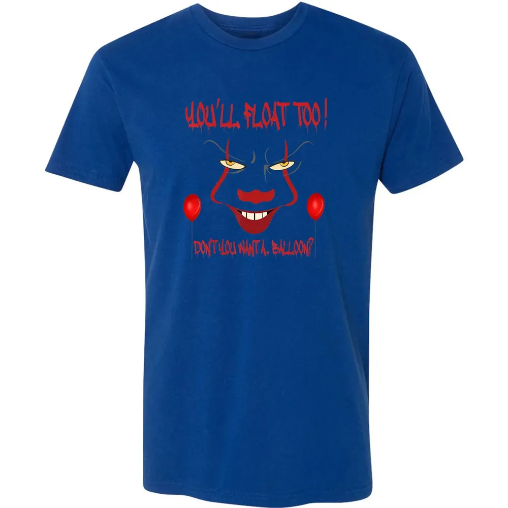 Scary Clown Face Horror Halloween Costume  Float Too Premium Unisex T-shirt - 10