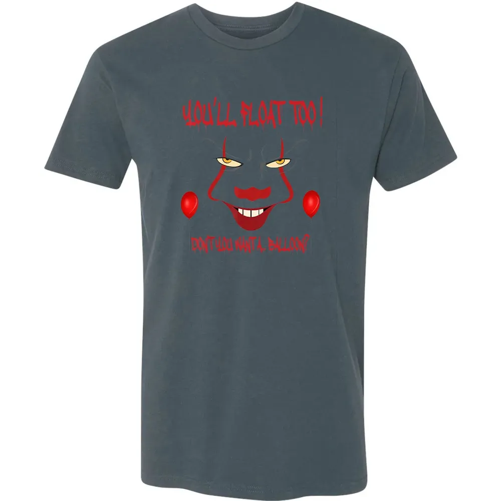 Scary Clown Face Horror Halloween Costume  Float Too Premium Unisex T-shirt - 14