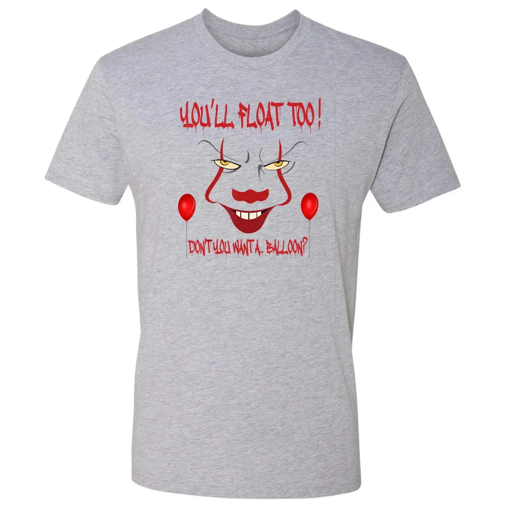 Scary Clown Face Horror Halloween Costume  Float Too Premium Unisex T-shirt - 9