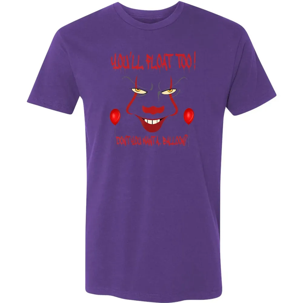 Scary Clown Face Horror Halloween Costume  Float Too Premium Unisex T-shirt - 7