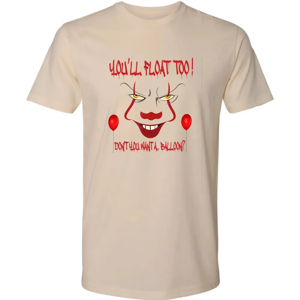 Scary Clown Face Horror Halloween Costume  Float Too Premium Unisex T-shirt - 13