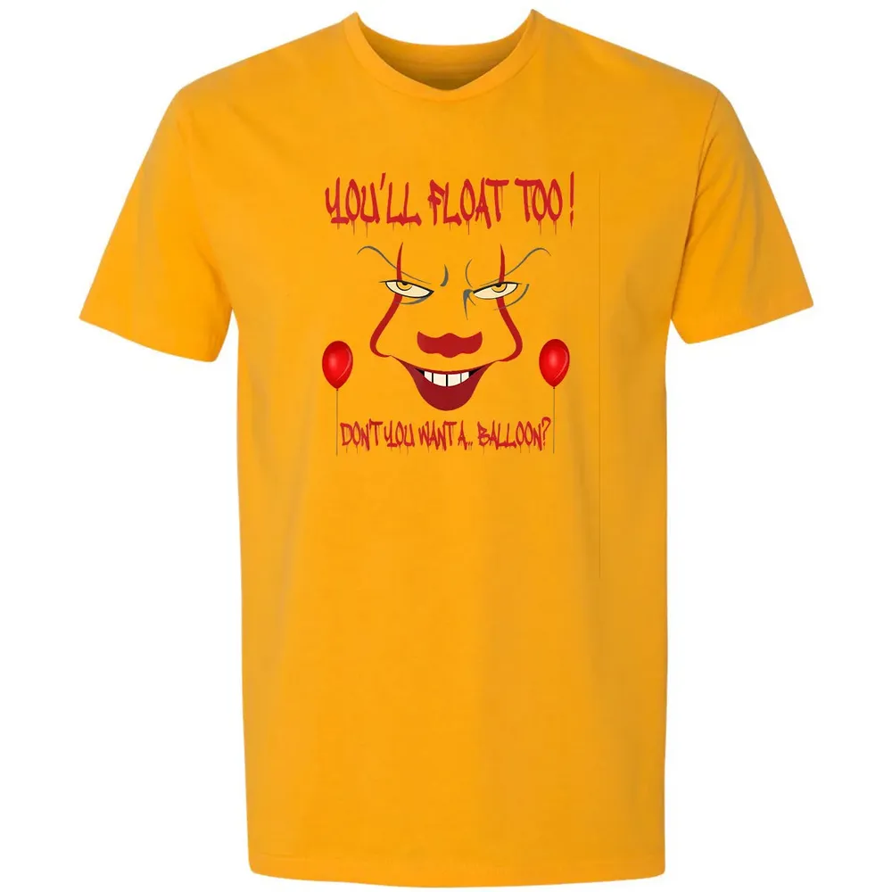 Scary Clown Face Horror Halloween Costume  Float Too Premium Unisex T-shirt - 11