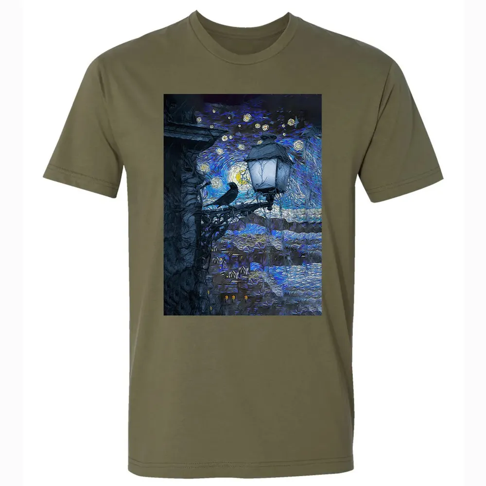 Poe Raven Premium Unisex T-shirt - 5