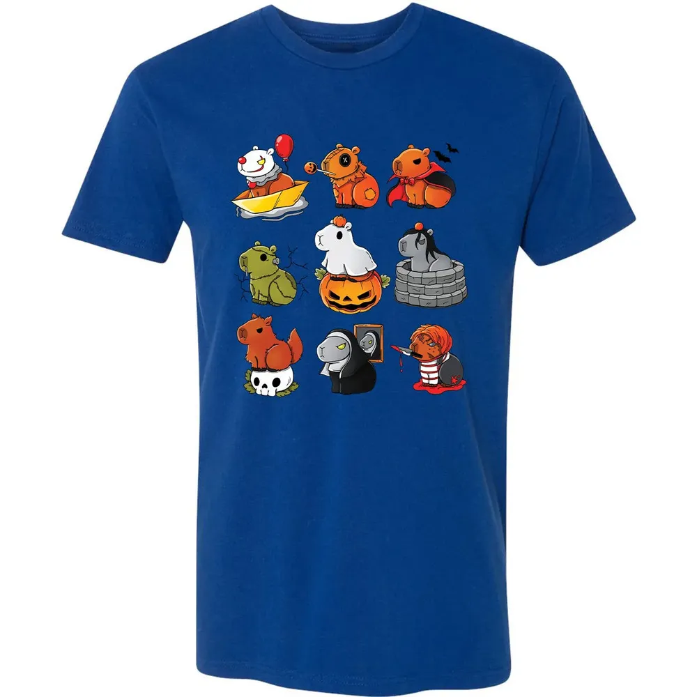 Horror Capybara Premium Unisex T-shirt - 10