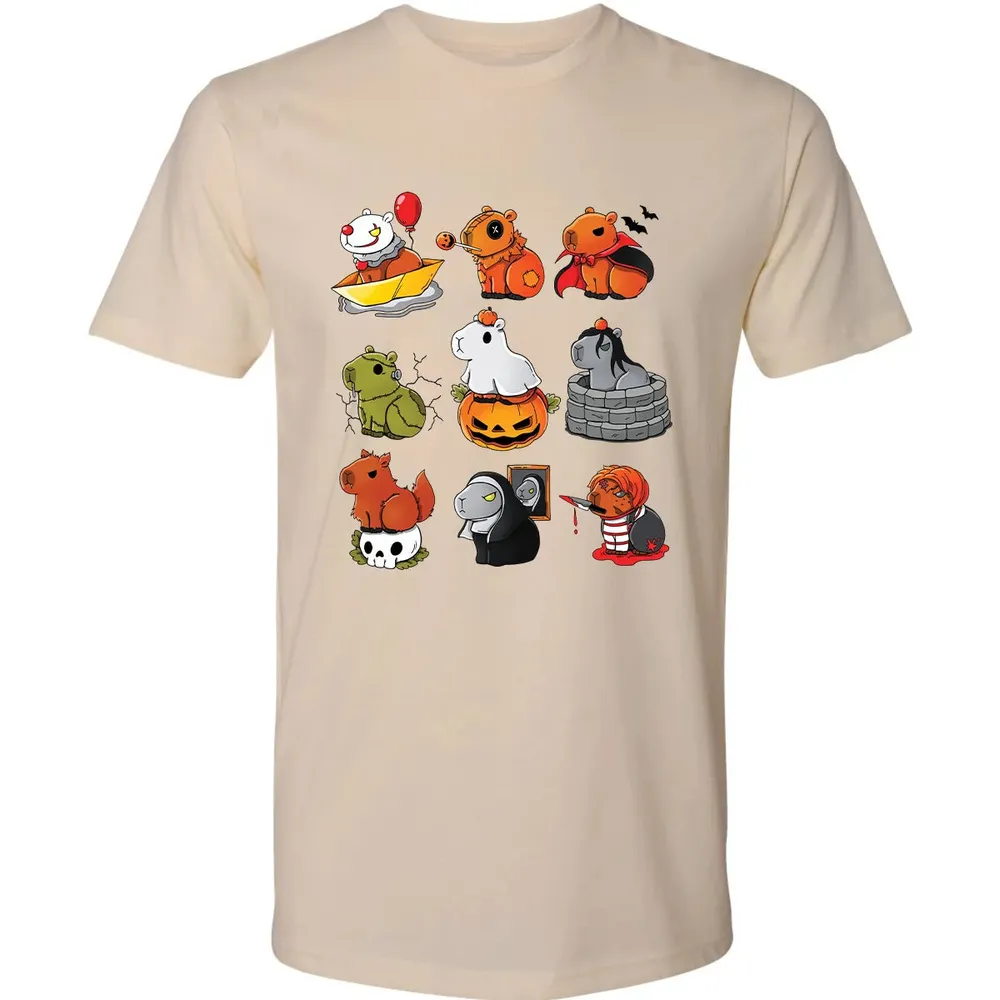Horror Capybara Premium Unisex T-shirt - 2