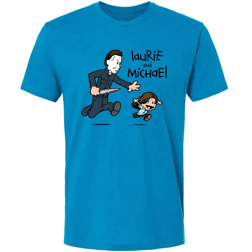 Laurie and Michael Premium Unisex T-shirt - 4
