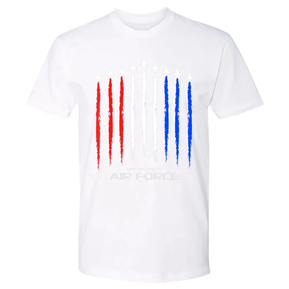 Air Force US Veterans 4th of July    American Flag Premium Unisex T-shirt - 4