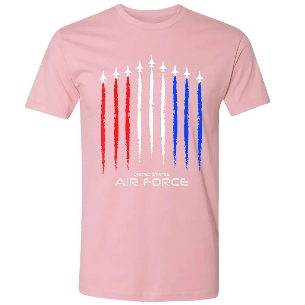 Air Force US Veterans 4th of July    American Flag Premium Unisex T-shirt - 3