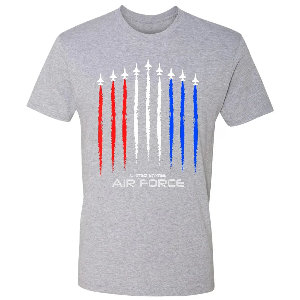 Air Force US Veterans 4th of July    American Flag Premium Unisex T-shirt - 9