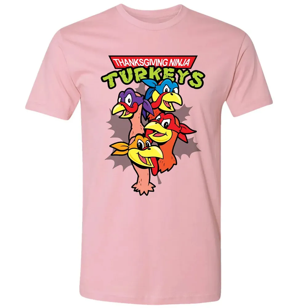 Thanksgiving Ninja Turkey Premium Unisex T-shirt - 3