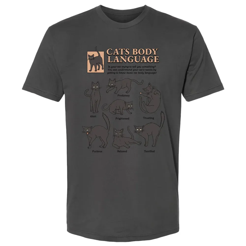 Cats Body Language Premium Unisex T-shirt - 8