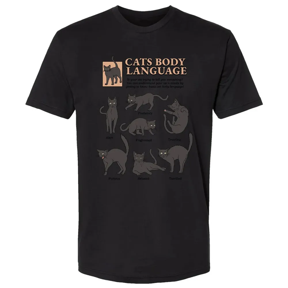 Cats Body Language Premium Unisex T-shirt - 15