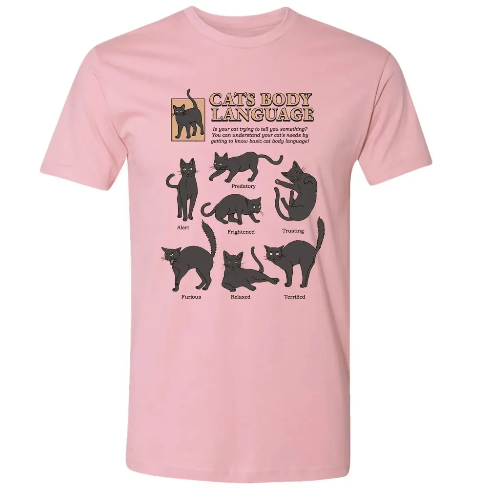 Cats Body Language Premium Unisex T-shirt - 3