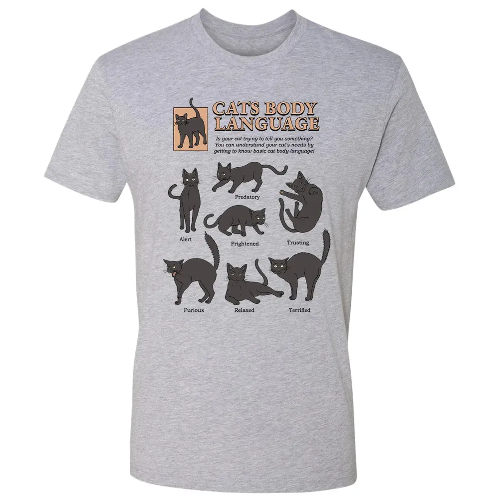 Cats Body Language Premium Unisex T-shirt - 9