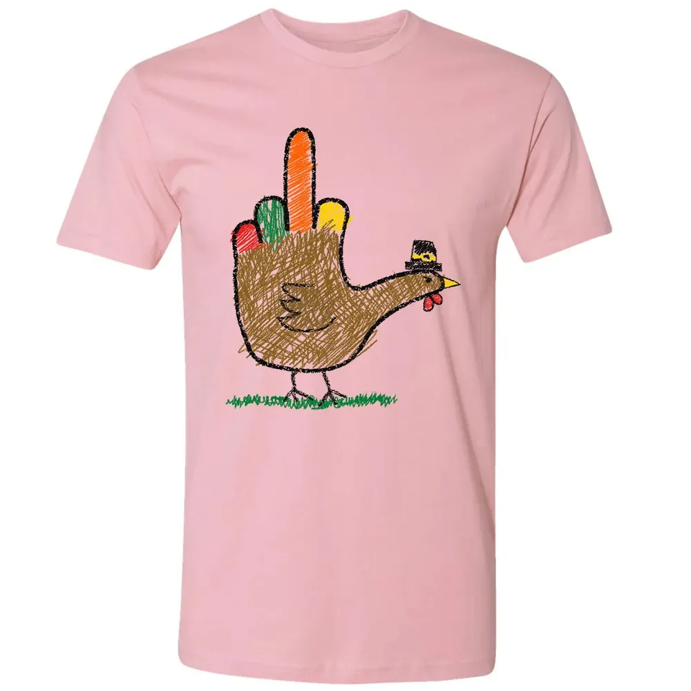 Mid Finger Thanksgiving Premium Unisex T-shirt - 3