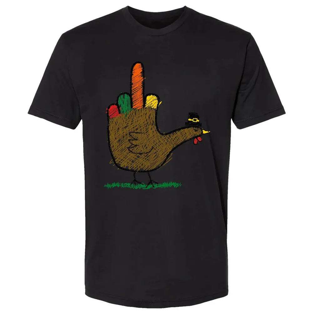 Mid Finger Thanksgiving Premium Unisex T-shirt - 15