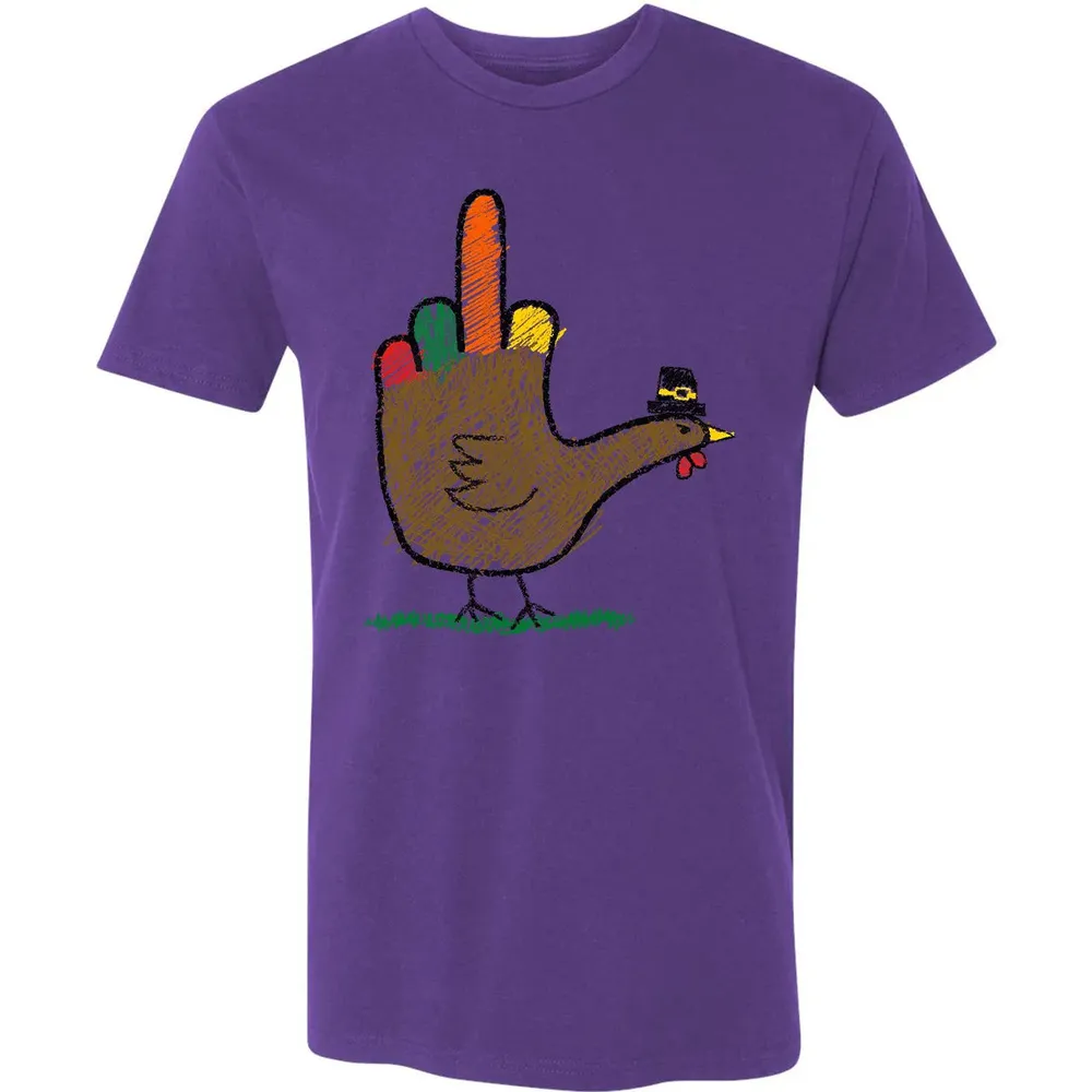 Mid Finger Thanksgiving Premium Unisex T-shirt - 7