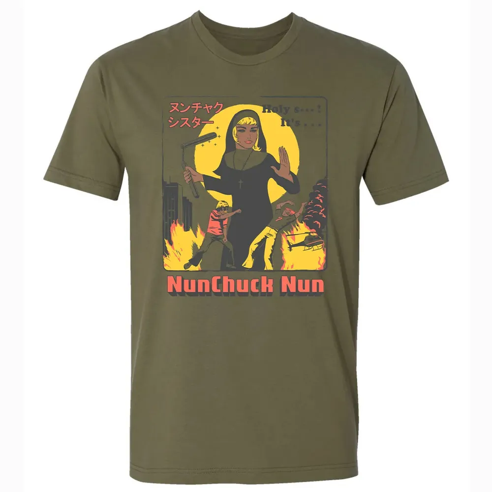 NunChuck Nun Premium Unisex T-shirt - 5