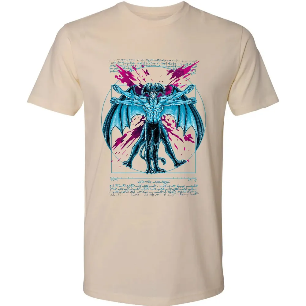 Vitruvian Devil Premium Unisex T-shirt - 13