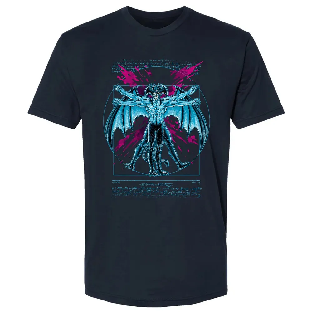 Vitruvian Devil Premium Unisex T-shirt - 2