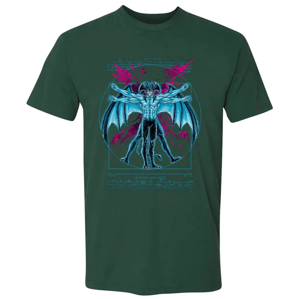 Vitruvian Devil Premium Unisex T-shirt - 12