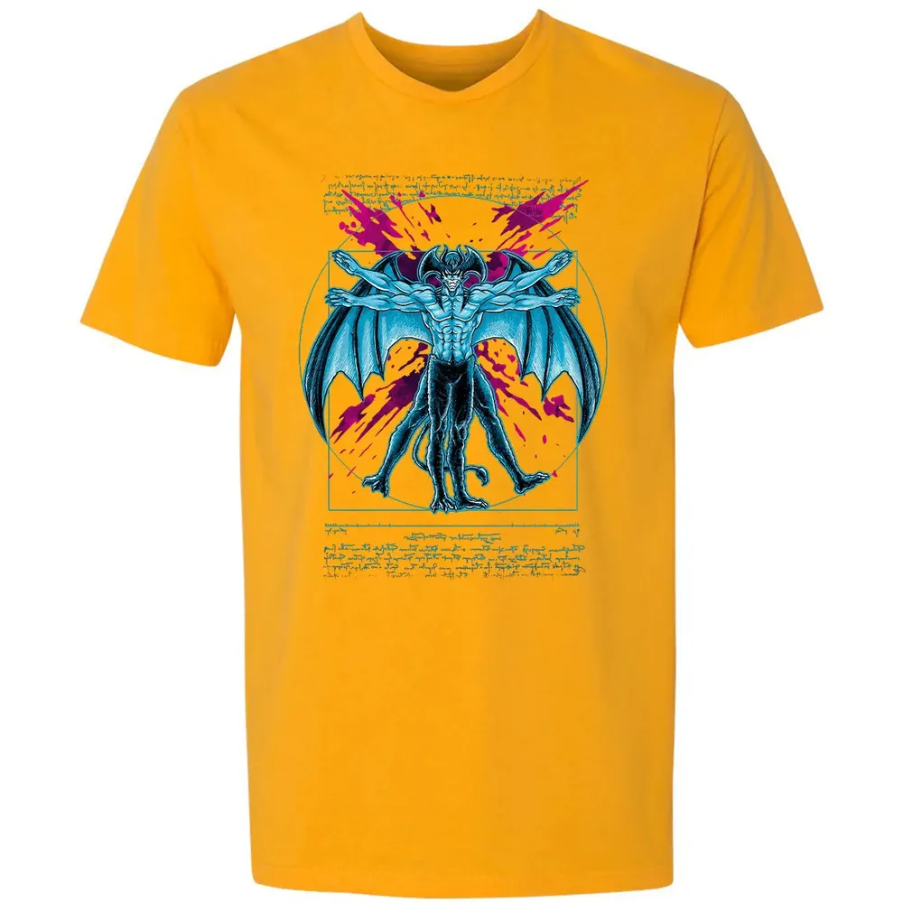Vitruvian Devil Premium Unisex T-shirt - 11