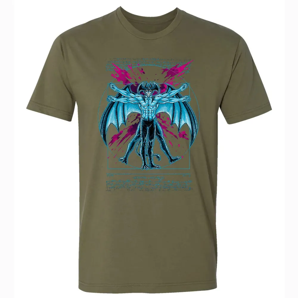 Vitruvian Devil Premium Unisex T-shirt - 5