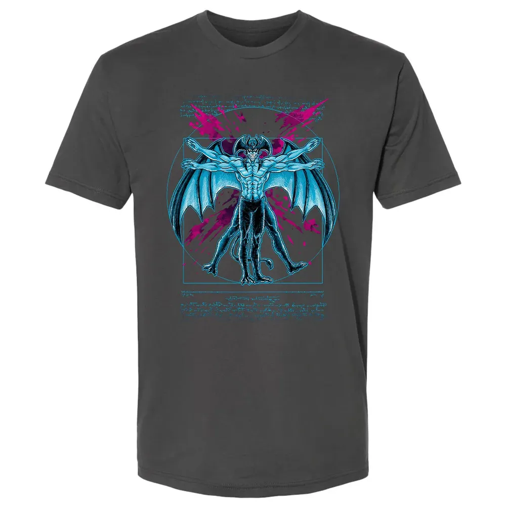 Vitruvian Devil Premium Unisex T-shirt - 8