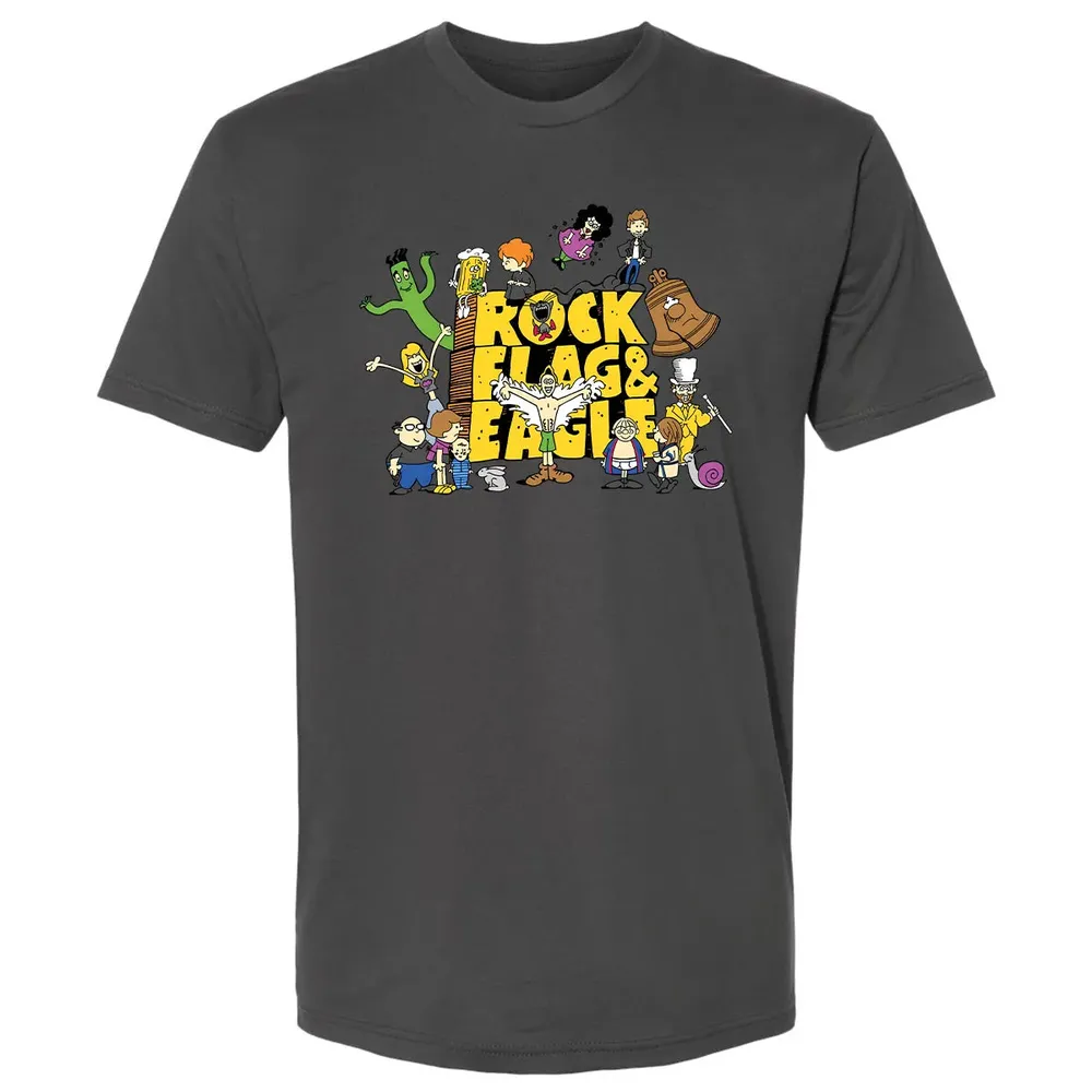 Rock Flag Eagle Premium Unisex T-shirt - 8