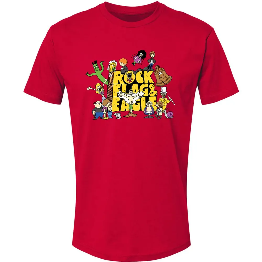 Rock Flag Eagle Premium Unisex T-shirt - 6